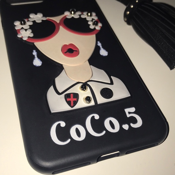coco 5 iPhone 7plus Black silicon case - Picture 4 of 5